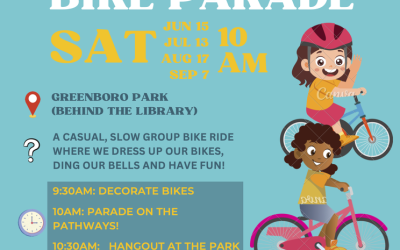 Greenboro Bike Parade – Summer 2024 Dates