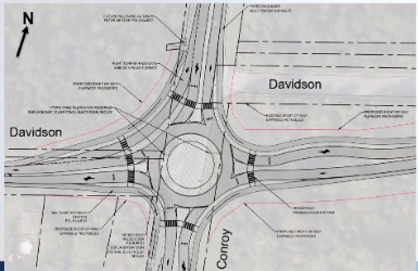Conroy and Davidson Road Roundabout