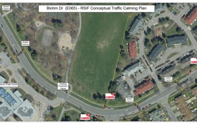Mesures de remplacement des caméras de contrôle automatisé de la vitesse (CAV) sur la promenade Blohm – Plan conceptuel
