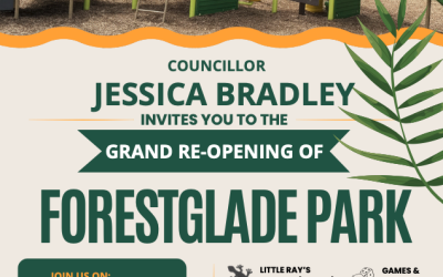 Forestglade Park Re-Opening on Tuesday, July 7